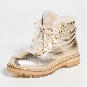 La Montelliana Gold Boot Size 39 - fits a 7.5